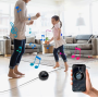 Интеллектуальная музыкальная скакалка с Bluetooth, LED-дисплеем и пультом управления