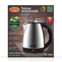Электрический чайник BITEK BT-7001, 2,0 л, 2000 Вт