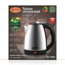 Электрический чайник BITEK BT-7001, 2,0 л, 2000 Вт