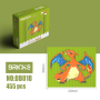 Мозаика на доске BRICKS «Charizard», 455 деталей, 240×200 мм DB018