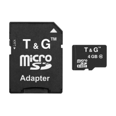 Карта памяти microSD 4 ГБ, Class 10, с адаптером SD