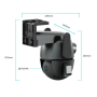 IP-камера Wi-Fi DOUL CAM Q821 APP CareCamPro, 4 МП, с двумя объективами