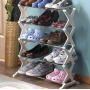 Полка для обуви Shoe Rack на 15 пар пластик 2615