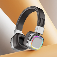 Беспроводные наушники Stereo M10, Bluetooth, AUX, SD, Type-C, с RGB-подсветкой