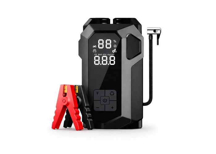 Пусковое автомобильное устройство JUMP STARTER 18B 4IN1 с компрессором