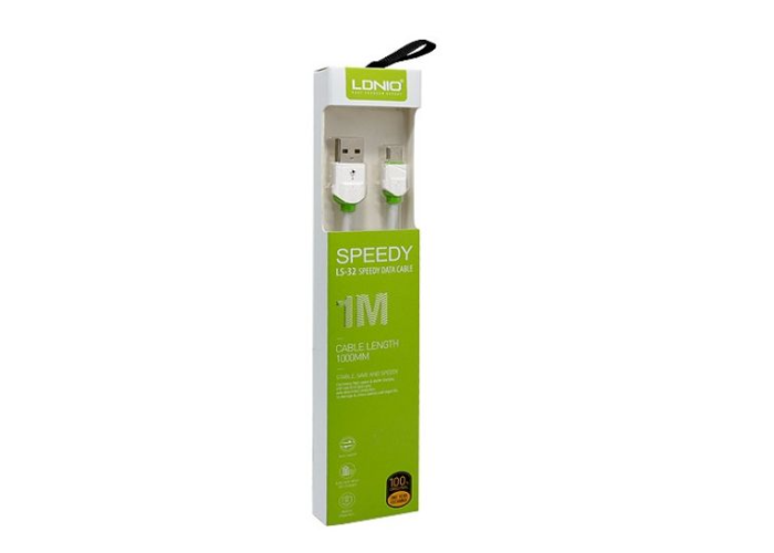 Кабель LDNIO LS32 lightning cable 1м