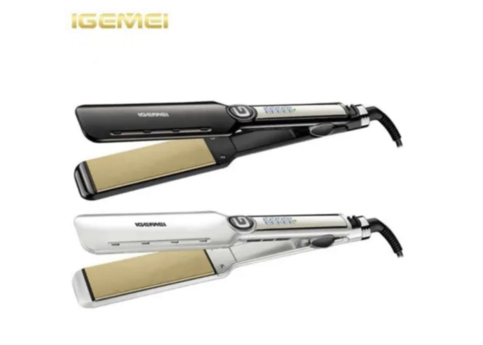 Утюжок для волос с керамическим покрытием пластин Gemei Gm-450