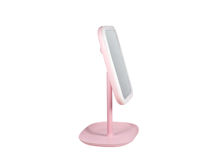 Зеркало настольное LED Makeup Mirror WD-008, аккумуляторное, сенсорное, 3 режима подсветки