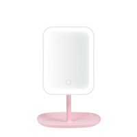 Зеркало настольное LED Makeup Mirror WD-008, аккумуляторное, сенсорное, 3 режима подсветки