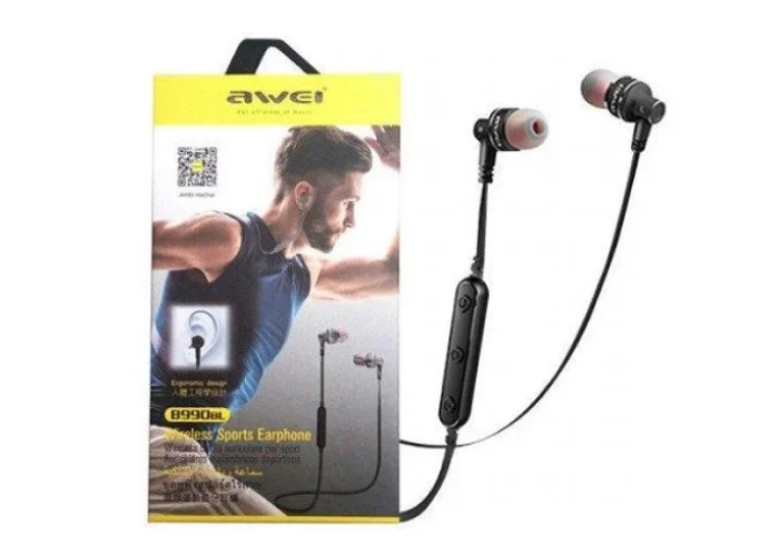 Наушники вакуумные с микрофоном MDR B990BL + BT AWEI