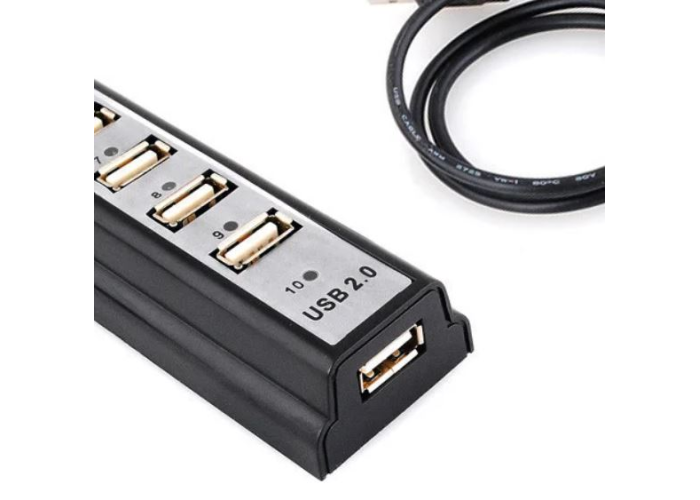 Разветвитель USB HUB 10 PORTS 220V