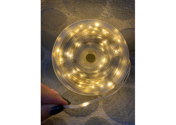 Led гирлянда уличная от сети 500 LED 50M, теплый белый THL-24-47