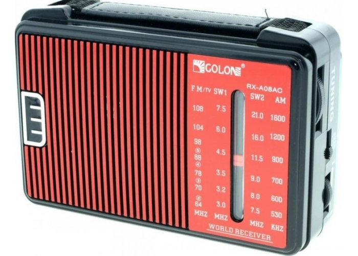 Радиоприемник Golon RX-A08AC, FM/УКВ/AM/SW