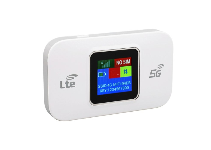 Портативный Wi-Fi модем 4G/5G LTE, с экраном, 2600 мАч