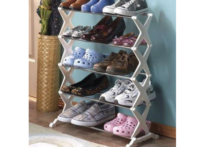 Полка для обуви Shoe Rack на 15 пар пластик 2615