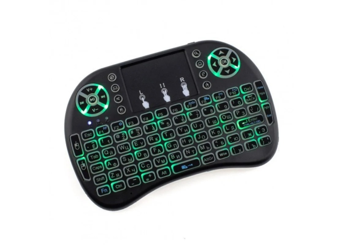 Беспроводная клавиатура MWK08/i8 LED + Touch с подсветкой
