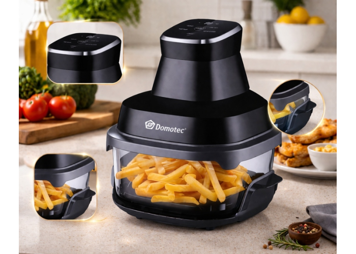 Air fryer MS-3228, 7 л, стеклянная чаша