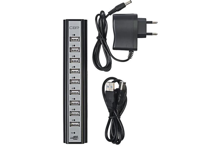 Разветвитель USB HUB 10 PORTS 220V