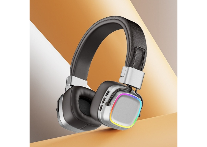 Беспроводные наушники Stereo M10, Bluetooth, AUX, SD, Type-C, с RGB-подсветкой