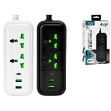Сетевой фильтр-удлинитель T56 с 2 розетками, 2 USB и 1 Type-C (2 м)