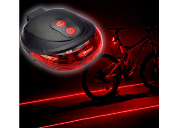 Фонарик велосипедный BL 118 BIKE LIGHT+LASER