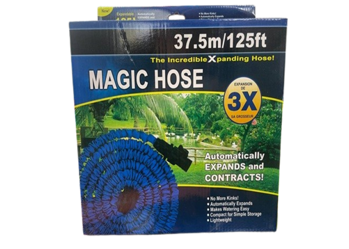Садовый шланг Magic Hose 37,5 м / 125 ft, растягивающийся