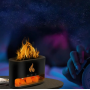 Лампа увлажнитель воздуха Docsal Flame 3в1 с соляными камнями