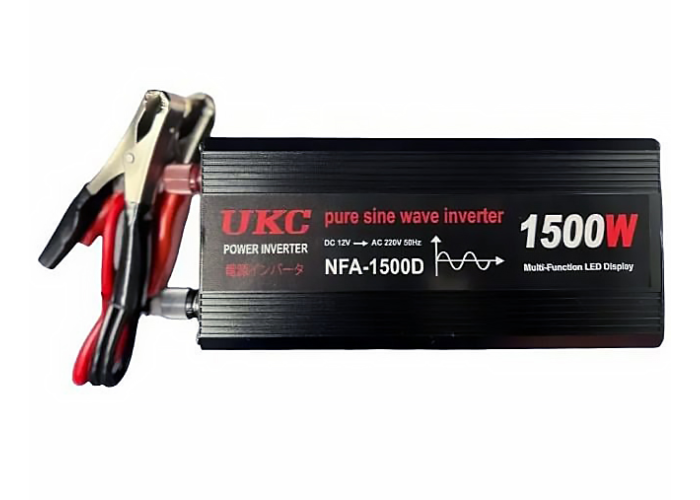 Преобразователь NFA-1500D, 12V–220V, чистая синусоида, 1500 W
