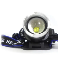 Налобный фонарь BL T24 - P50 2*18650 battery 6809