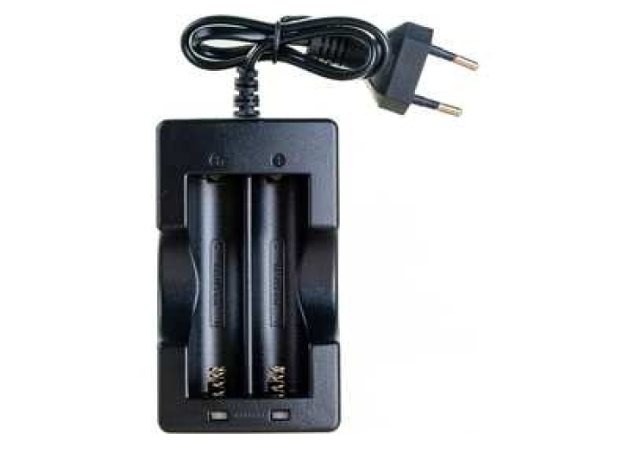 Зарядное устройство HD-999A, для 2 аккумуляторов 18650/26650, USB, с индикатором