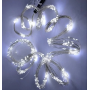 Led гирлянда капля росы "Хвост", USB, пульт 2м, 400 LED, холодный белый THL-24-50