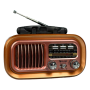 Радиоприёмник GOLON RX-BT628S, Bluetooth, USB, SD, солнечная панель