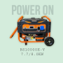 Бензиновый генератор POWER ON PRO BS10000EV, 8.0 кВт, 25 л, электростартер, 460 см³