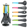 Набор кухонных принадлежностей на подставке 6 предметов пластик Kitchen Cutlery Sets