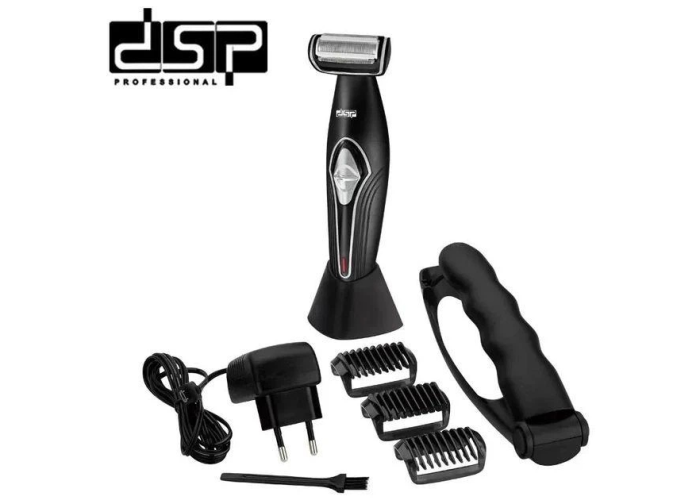 Электробритва DSP 60050, роторная, для лица и тела, с триммером и насадками