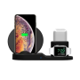 Док станция с беспроводной зарядкой Wireless fast charcher 3in1
