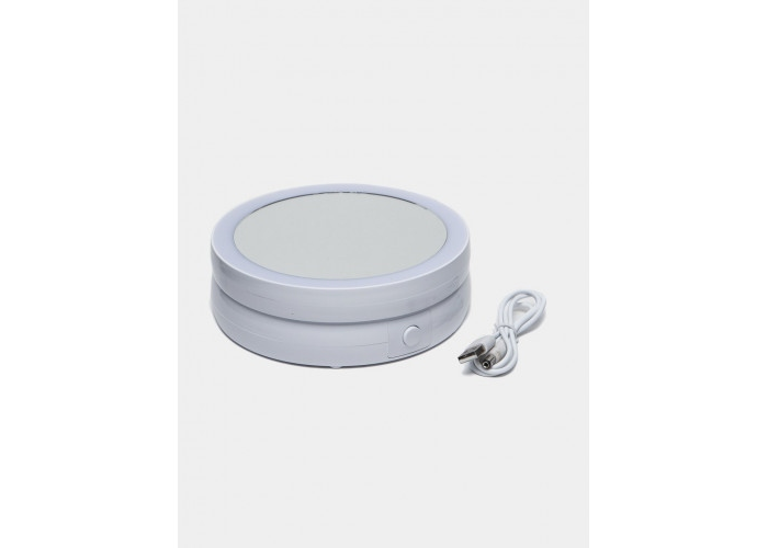Зеркало косметическое LED Mirror Light XJ-988, двойное, с подсветкой, складное, USB/батарейки