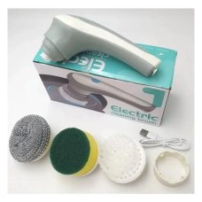 Щётка для мытья посуды с насадами аккумуляторная Electric Cleaning brush