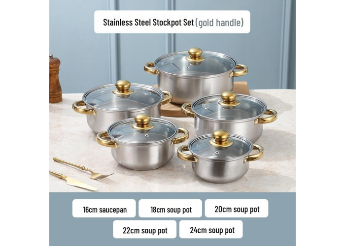 Набор кастрюль SOUP POT G-A11, 5 шт., нержавеющая сталь