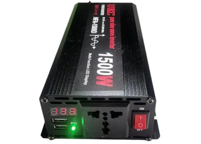 Преобразователь NFA-1500D, 12V–220V, чистая синусоида, 1500 W