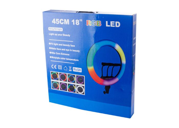 Кольцевая лампа RGB 45см F-133-1