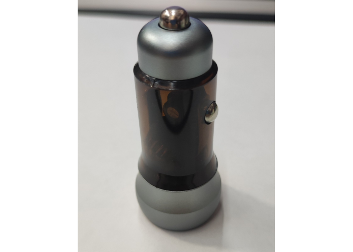 Автомобильное зарядное устройство С-01 38W FAST CHARGE (USB-A-QC 3.0 5V-3A 9V-2A 12V-1.5A Type-C )