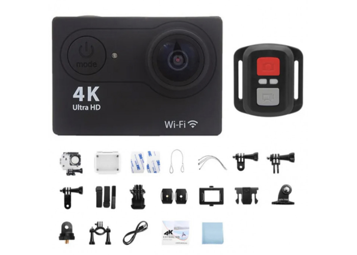 DVR SPORT Экшн камера с пультом S3R remote Wi Fi waterprof 4K