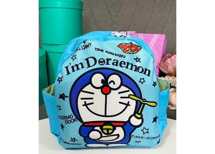 Детский рюкзак «Doraemon», компактный, с 2 боковыми карманами