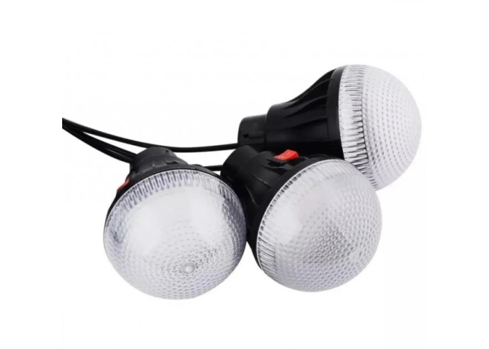 Портативная станция для зарядки GD 101, с солнечной панелью и 3 LED лампами