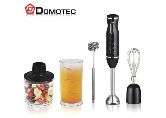 Блендер ручной Domotec MS-314B, 3 в 1, 800 Вт