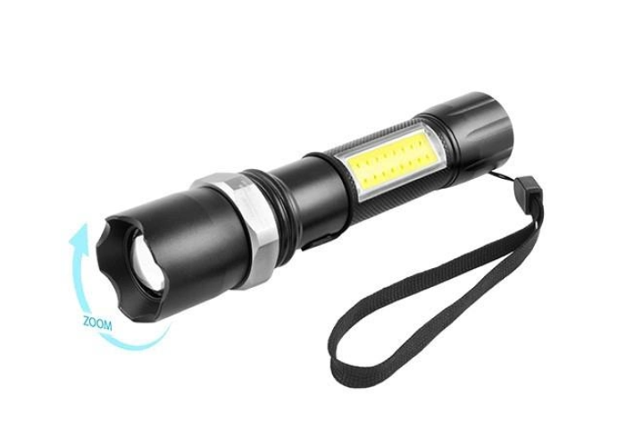 Ручной фонарик BL W546 COB usb charge 7410