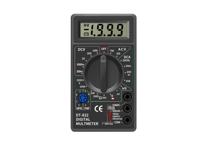 Мультиметр DT-832, цифровой