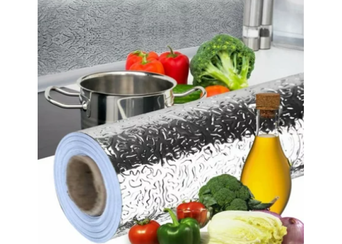 Водонепроницаемая защитная алюминиевая фольга Kitchen Stickers 60 см х 2 м