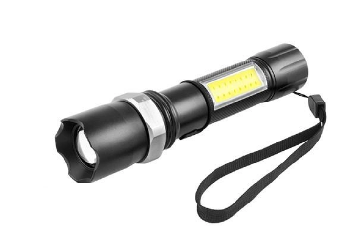 Ручной фонарик BL W546 COB usb charge 7410